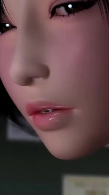Captivating moment from "Cute bigboob student and her classmate at changing room - Hentai  3d 75"