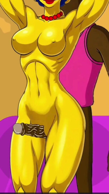 Emotional moment from "Slutty Cuckold Wife COMPILATION. Cartoon, Simpson Parody"