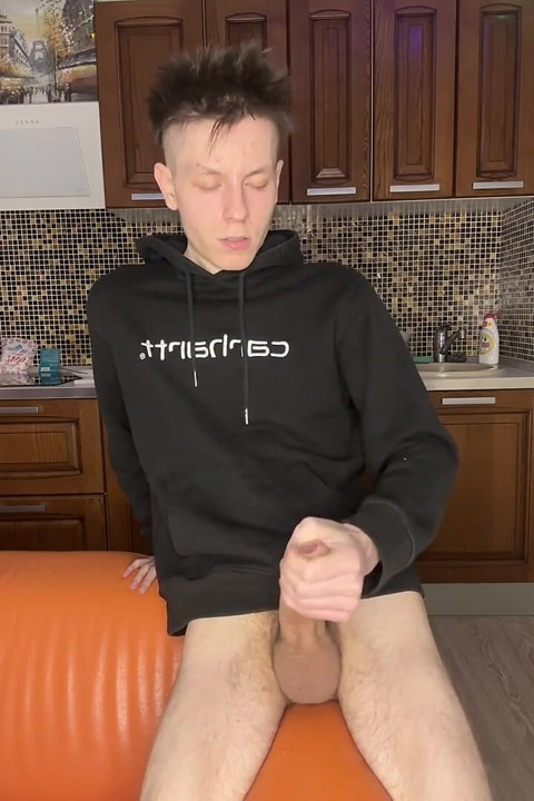 18yo Alone Strokes Monster Dick Imagining Classmate Begging