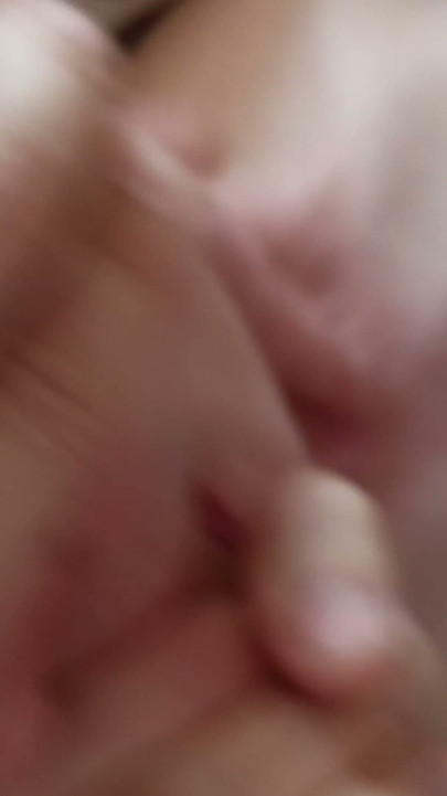 The whole face of a young twink is covered in cum! | Clip 1