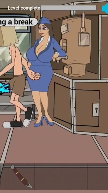 Powerful moment from "FuckerMan series - All we had to do was follow the dang train! But seriously we are having sex with"