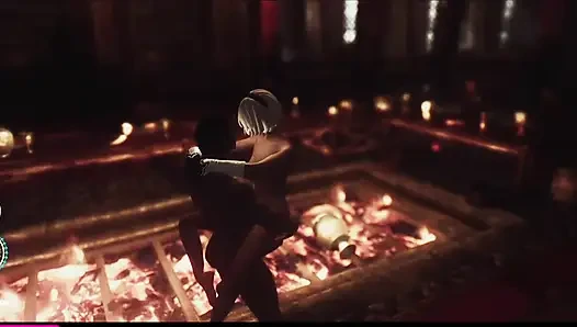 Knallen von 2B in Skyrim OSEX (Nier x Skyrim)