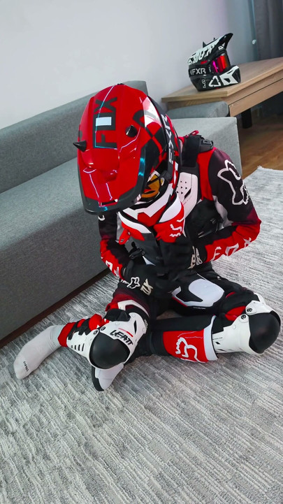 Playing with Motorcycle Boots