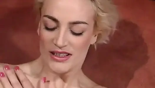 Attractive Blonde with Short Head and Long Pubic Hair