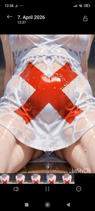 Beyaz hayalet kız mastürbasyon yapıyor ve zevkle salya akıtıyor