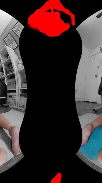 Iconic moment from "PassthroughVR After Intense Workout Veronica Rodriguez Needs Some Sexual Healing With Her Big Sex Toy"