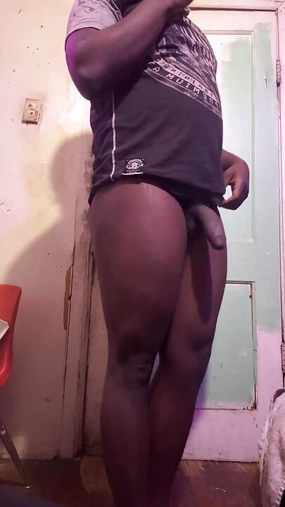 Twerking My Chubby Black Booty In My Mask