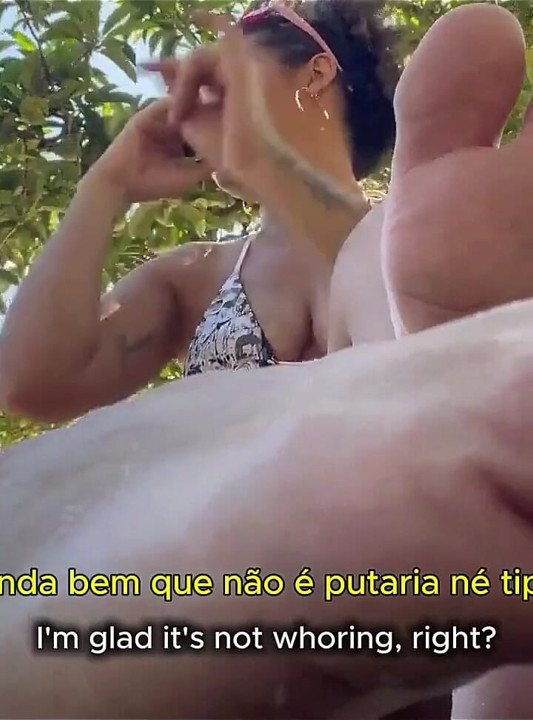 Guiding Your Masturbation Outdoors with My Bare Feet