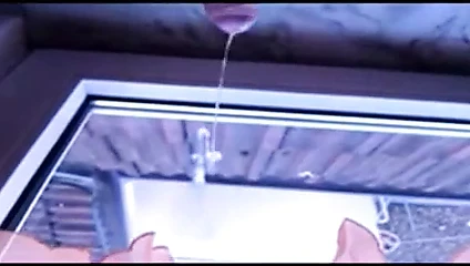 Wanking benim sert horoz arkasında the pencere için güzel cumshot