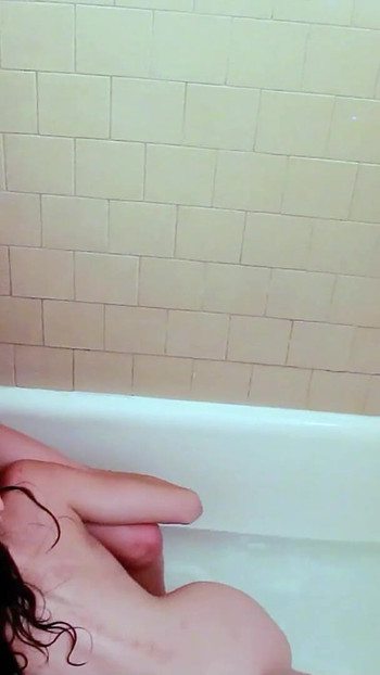 Must-share moment from "She caught her Skinny StepSister naked in Bath and seduce to Lesbian Sex"