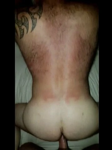 Hairy man fucked.