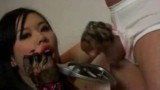 extreme asian cum snorter