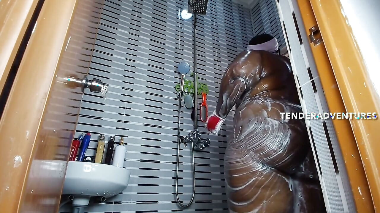 The Hottest Shower Sex Ever with Big Booty Black Beauty. POV - Cum in Mouth