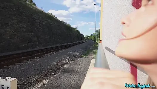 Public Agent - Stacy Cruz Flashes He Perfect Tits for Cash and Rides Big Dick