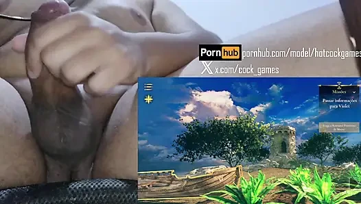 Волшебная киска, глава 1, часть 4 (геймплей с членом перед камерой)