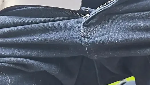 On the way the rock-hard cock got out and cummed