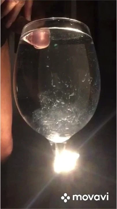 Cumshot in Water