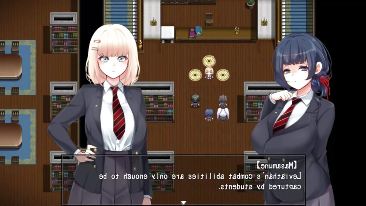 Amelie falls over and over again An endless week in Magic Academy hentai game sex dance ahegao fuck hard dildo