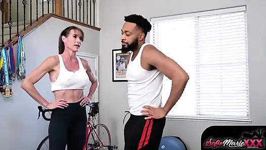 Fit MILF Sofie Marie Teases Big Dick Guy to Fuck Her