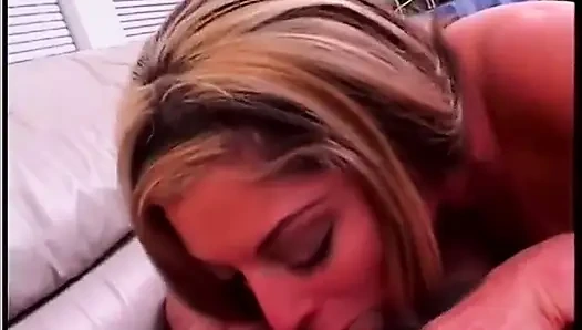 Busty blonde makes any man cum