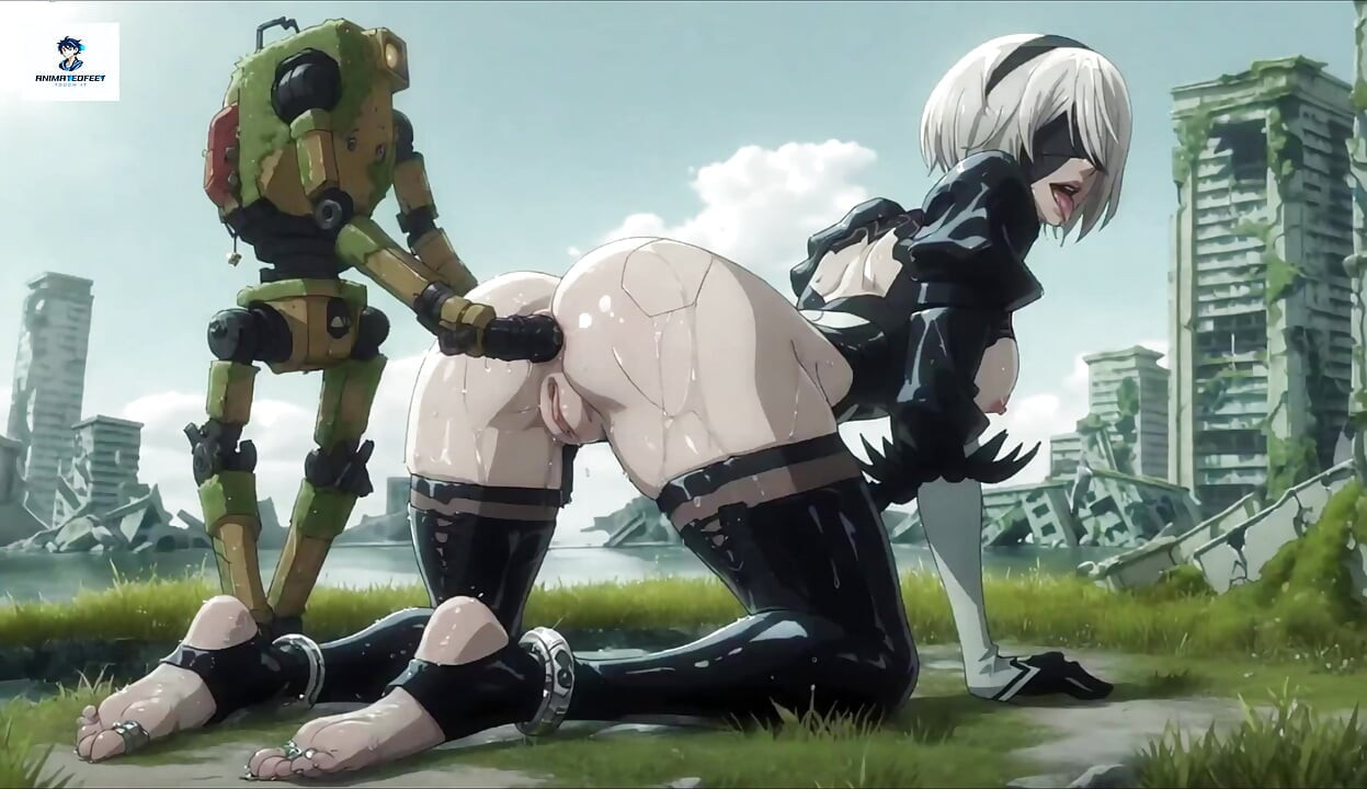2B NieR Automata anime hentai anal mecha sex strømper