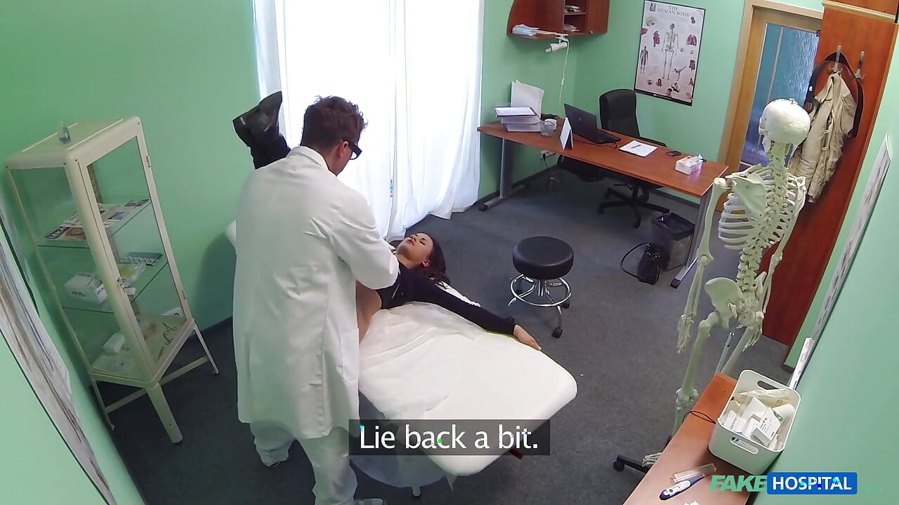 Fake Hospital - Fake Hospital Doctor Diagnoses a Stunning Brunette's Heartburn with a Hard Pussy Pounding