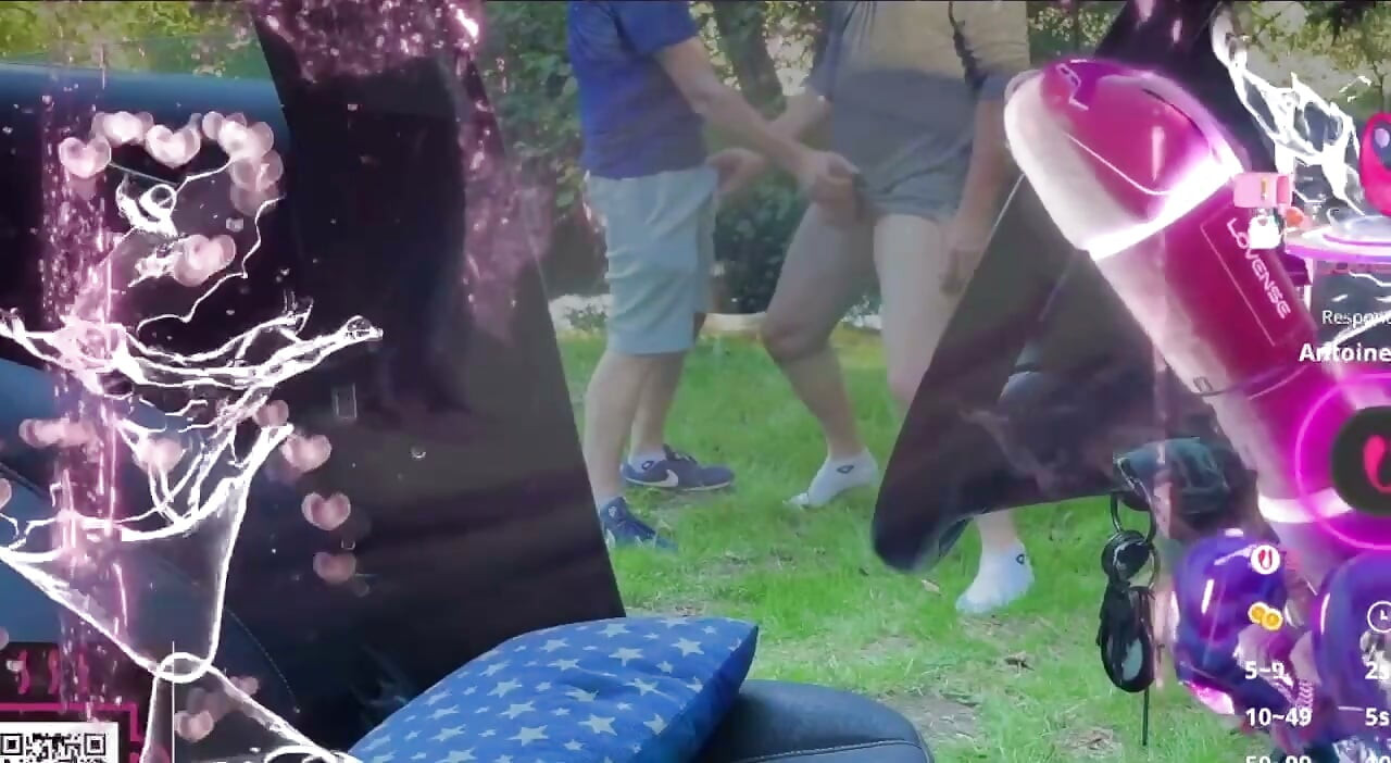 Open Door Car Blowjob in the Park