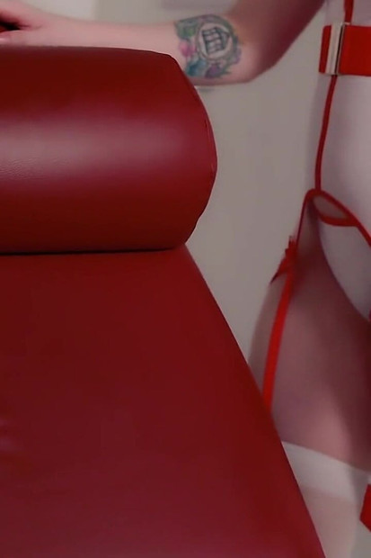 Naughty Nurse Fucks Herself in the Doctors Office