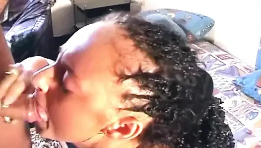 Brunette Sucks Cock Deep Then Rides Hard