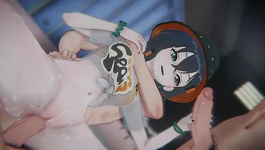 =Zenless Zone Zero= Belles "VERBOTENES BAND": Bondage & POV Sandwich DP (Sommerhimmel)