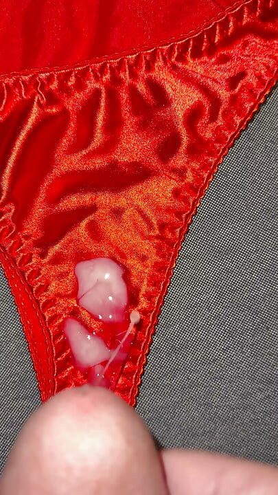 Cum on wife’s panties 58