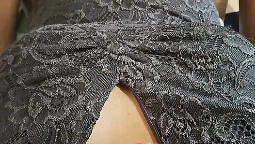 Натуральные большие сиськи грудастой мачехи-милфы