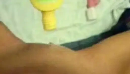 The woman is herself