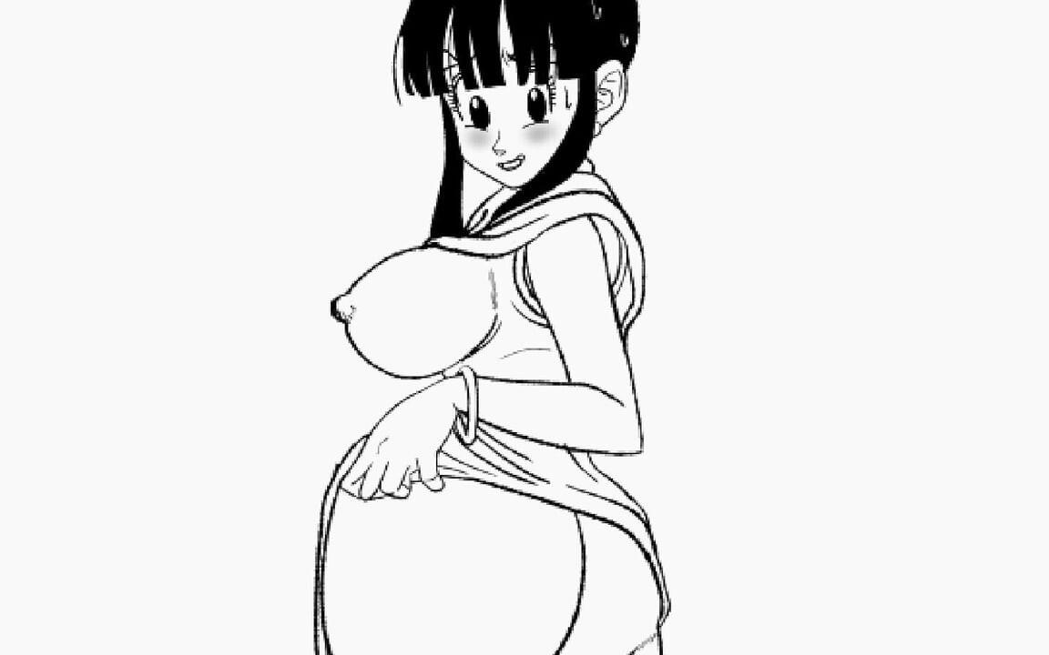 Kamesutra DBZ Erogame 145 memprovokasi jirannya dengan punggung besarnya