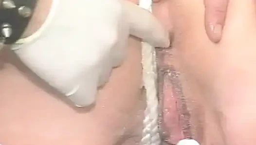 Bondage Session with Fisted French Slut