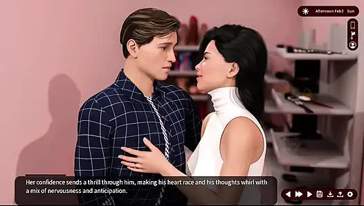 Aksi hot lesbian 25 alex dan sarah yang lagi asik muasin memeknya di toko seks