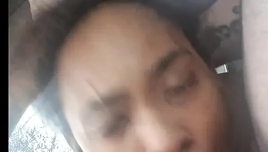 Ebenholz trinkt sperma von bbc