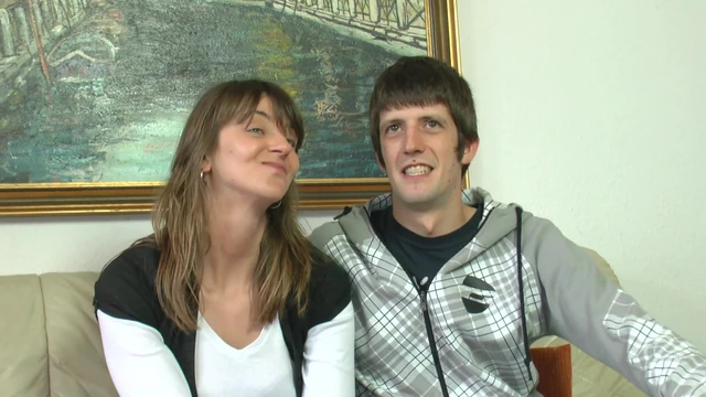 Casting with german actress and actor in threesome, in this