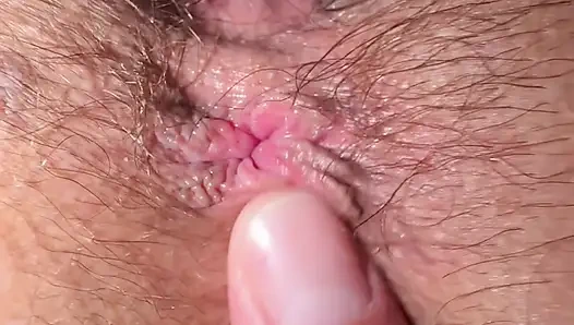 Lubang pantat merah muda closeup