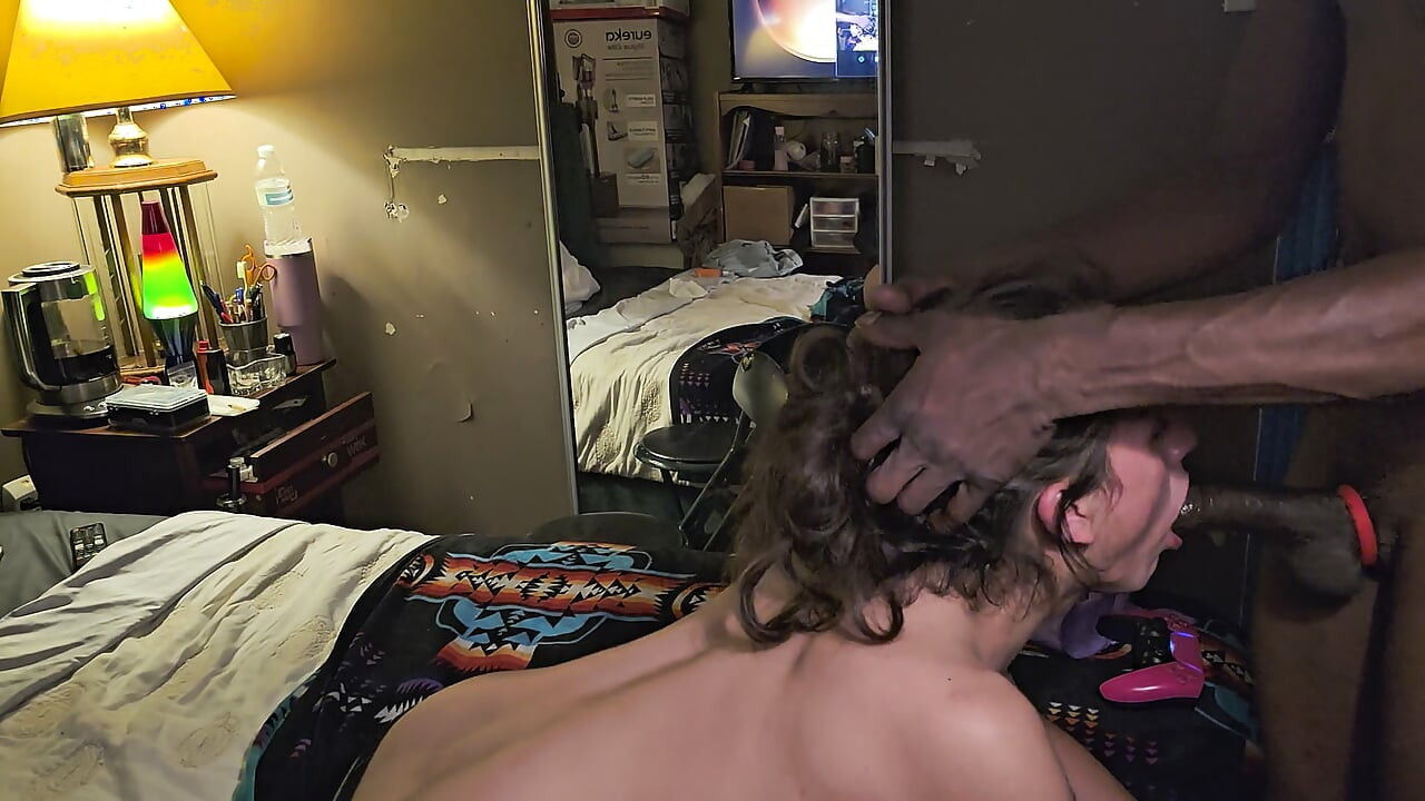 Amateur Horny Shemale Can't Resist Daddy in Sloppy 69 Blowjob