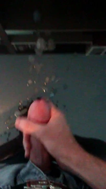 my cum on the desk (2)