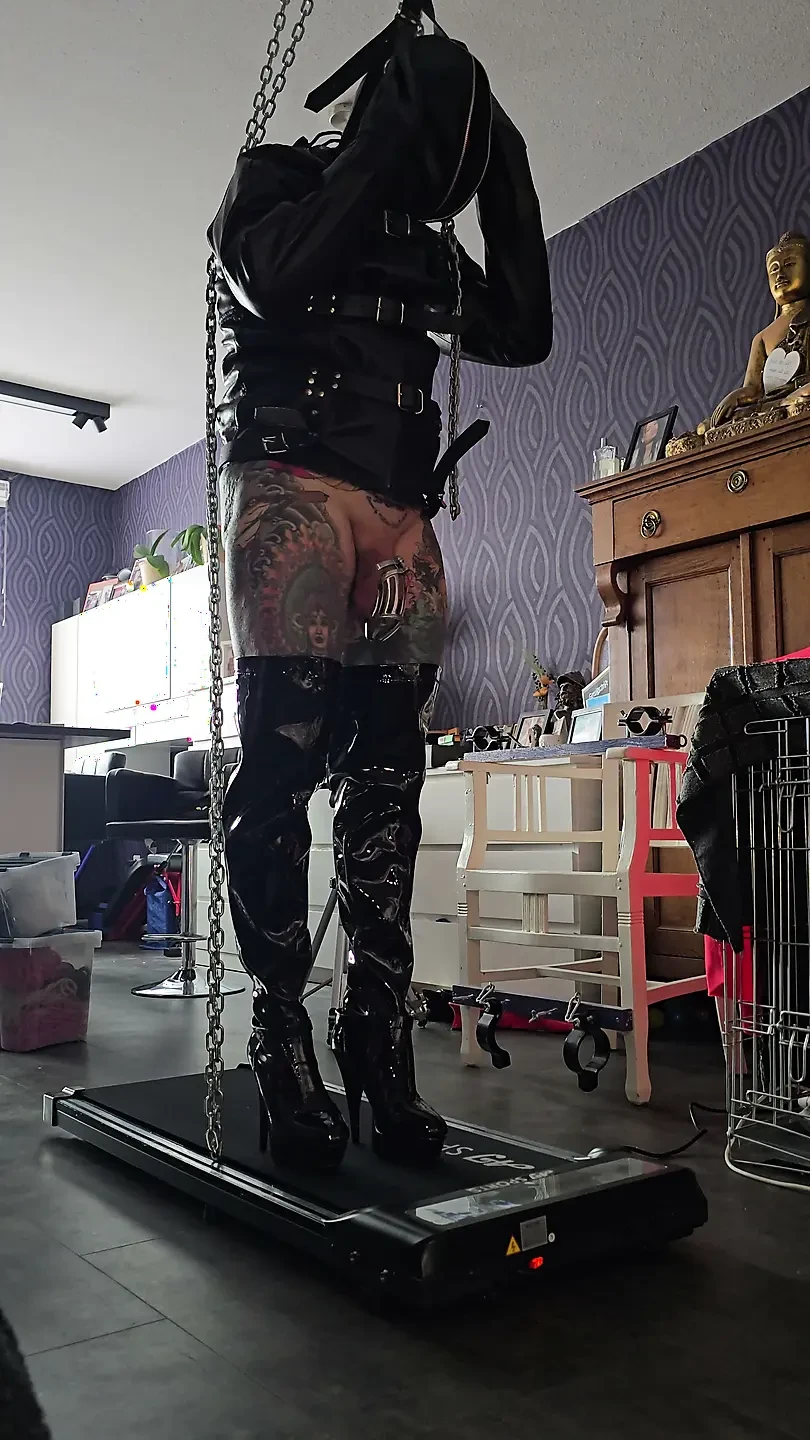 Fitness time for hubby slave