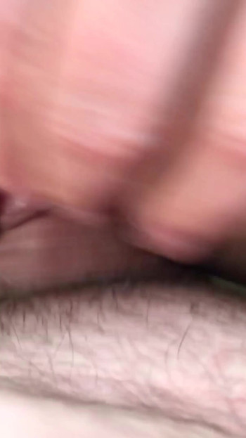 Iconic moment from "Husband made a huge stretched cunt out of my cute pink pussy after helping me trim the bushes. Fist."