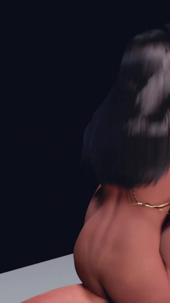 Snažan trenutak iz "Cleo pleše na tvom kurcu - 3D Hentai animacija od VirtualHeaven"