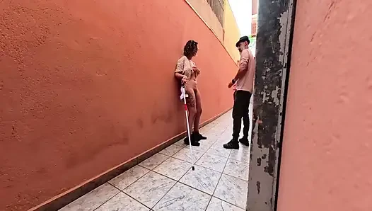 Freeze Time Magic Clap with a Blind Girl in the Alley