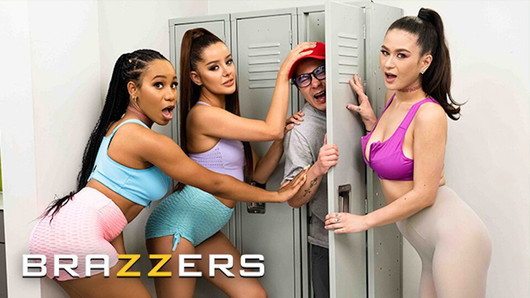 El entrenamiento se convierte en una diversión lésbica salvaje para las chicas calientes jenna foxx, vanna bardot y jasmine wilde - brazzers