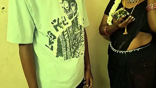 Tamil Married Bhabi Wants Two Dicks - Desi Threesome Sex