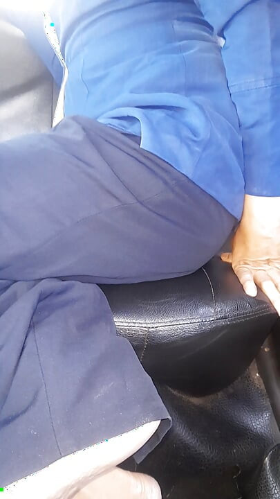 Crossdressing Wearing Woman Bca Bank Uniform