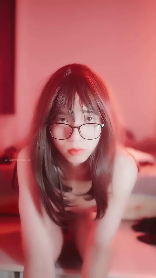 Slim Asian Sissy Teasing and Cumming