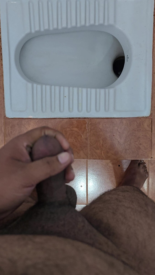 Pissing from mallu Dick